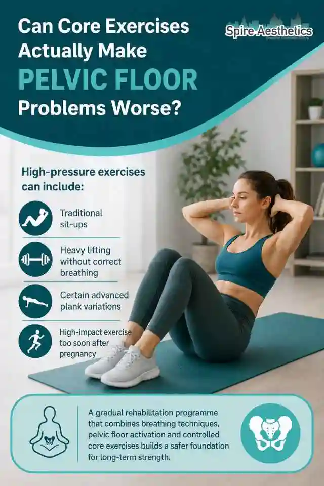 Can Strengthening Your Core Alone Actually Make Pelvic Floor Problems Worse Chelmsford?